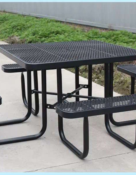 Mesa cuadrada para exterior